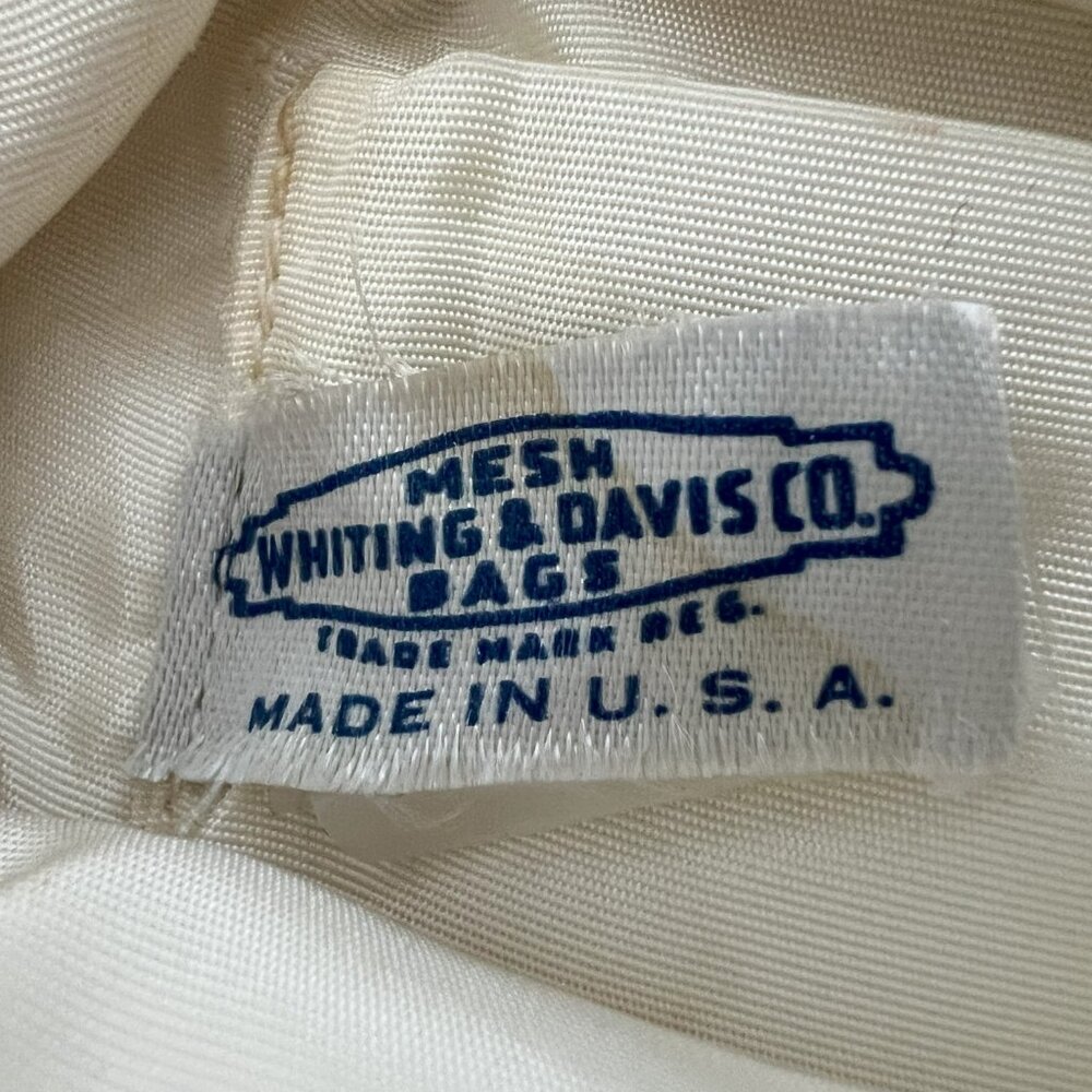 Whiting And Davis Co. Silver Beaded Jeweled Small… - image 7